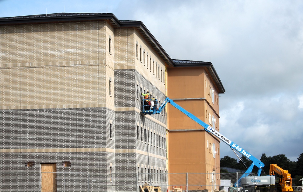Fort McCoy’s East Barracks Project nearly 70 percent complete; work slightly ahead of schedule