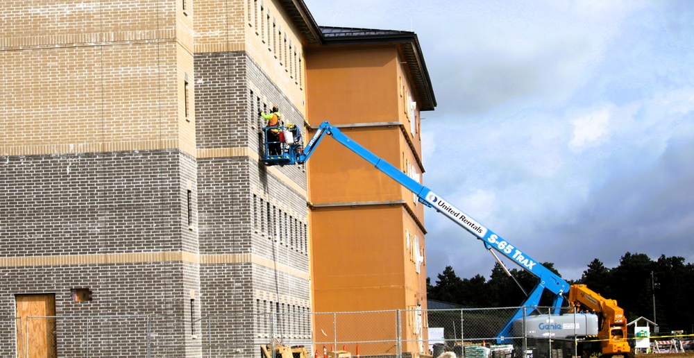 Fort McCoy’s East Barracks Project nearly 70 percent complete; work slightly ahead of schedule