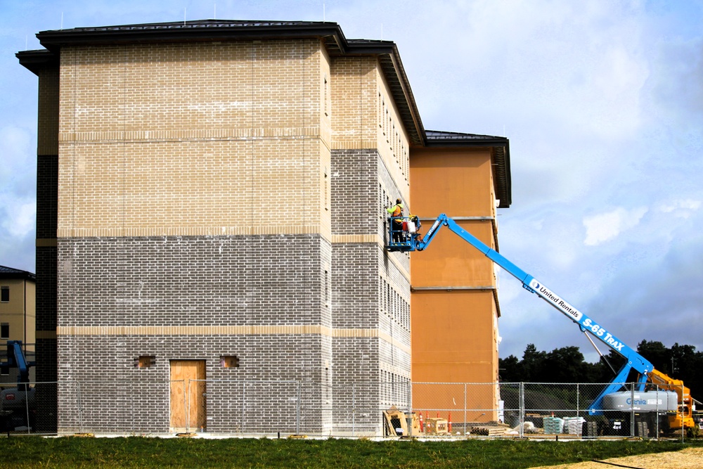 Fort McCoy’s East Barracks Project nearly 70 percent complete; work slightly ahead of schedule