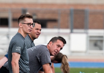 Delta 12 closed out its first Summer Fitness Challenge with a PT Field Day at Peterson Space Force Base