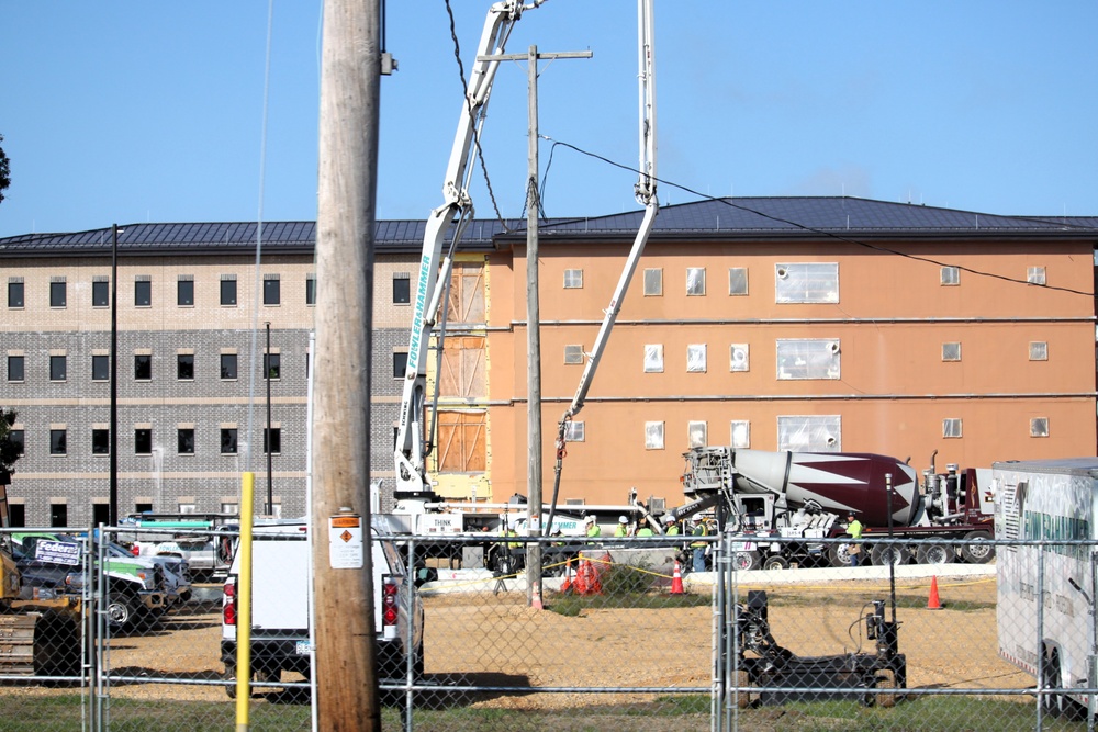 Fort McCoy’s East Barracks Project nearly 70 percent complete; work slightly ahead of schedule