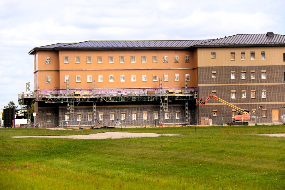 Fort McCoy’s East Barracks Project nearly 70 percent complete; work slightly ahead of schedule