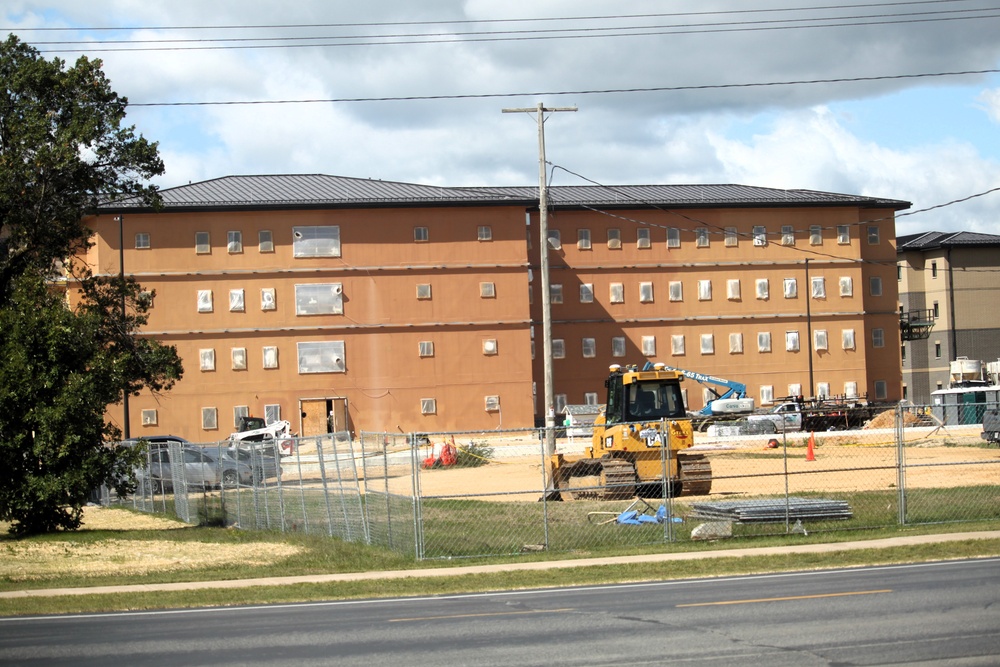 Fort McCoy’s East Barracks Project nearly 70 percent complete; work slightly ahead of schedule