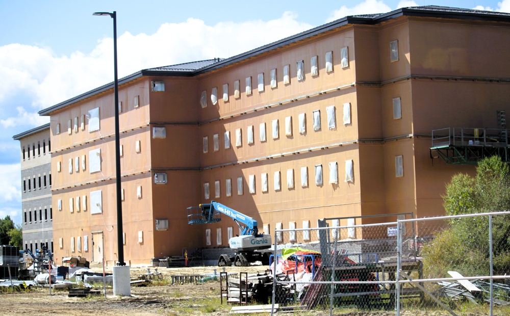Fort McCoy’s East Barracks Project nearly 70 percent complete; work slightly ahead of schedule