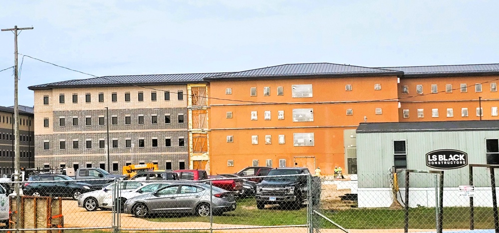 Fort McCoy’s East Barracks Project nearly 70 percent complete; work slightly ahead of schedule