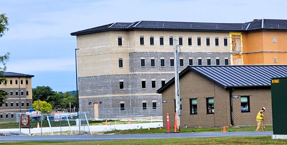 Fort McCoy’s East Barracks Project nearly 70 percent complete; work slightly ahead of schedule