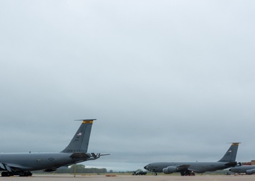 Misty morning tankers