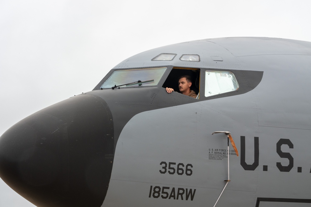 Misty morning tankers