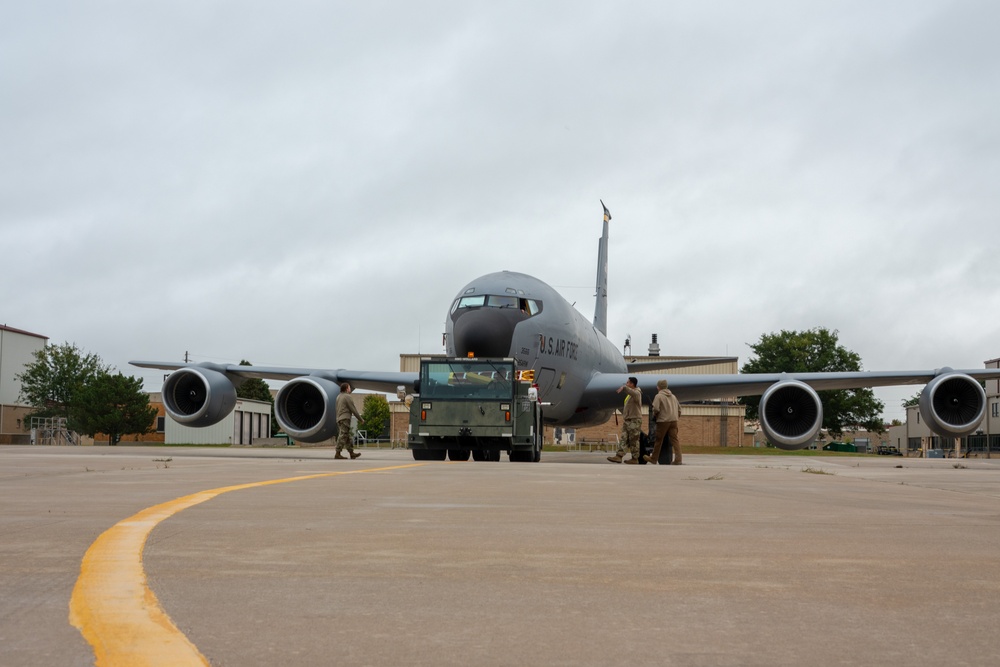 Misty morning tankers