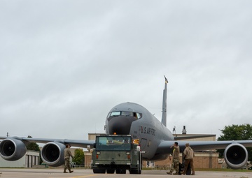 Misty morning tankers