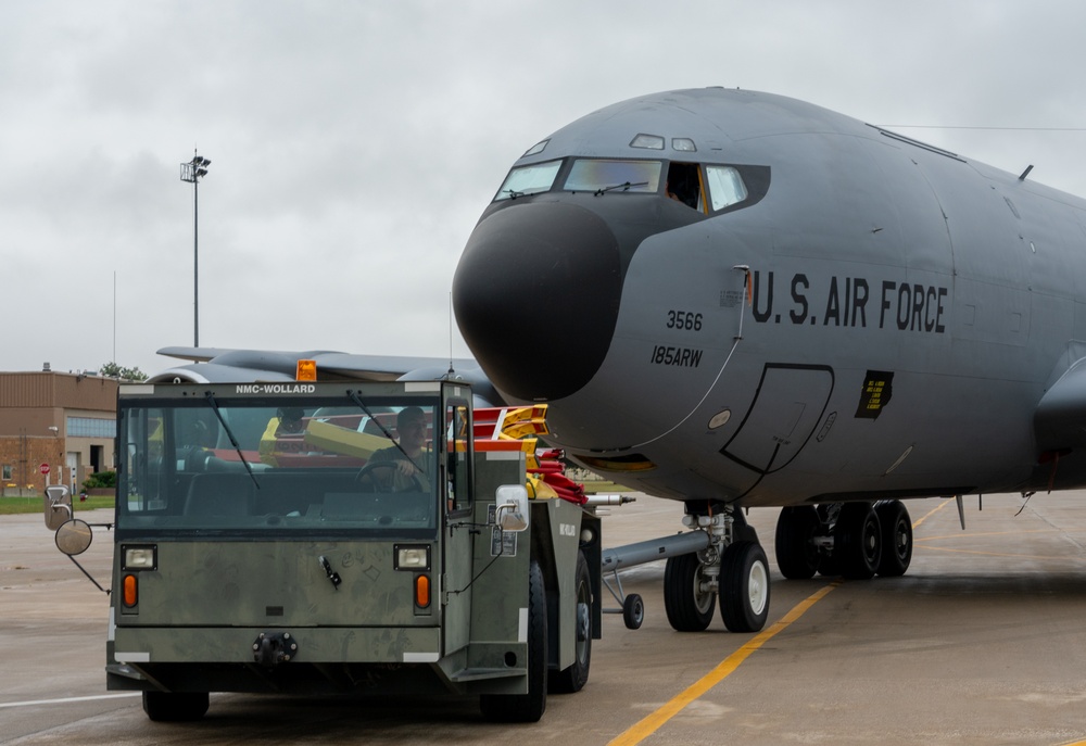 Misty morning tankers
