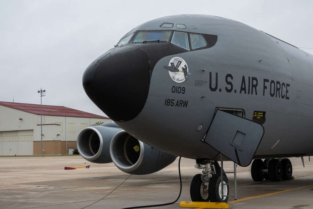 Misty morning tankers