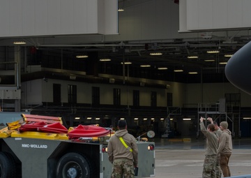 Misty morning tankers