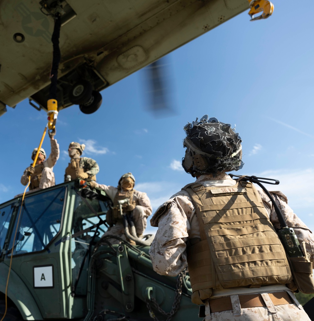 U.S. Marines with 2nd MAW and 2nd MLG conduct HST operations during UNITAS 2025