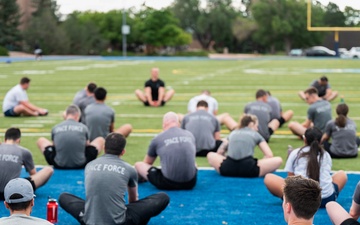 Delta 12 closed out its first Summer Fitness Challenge with a PT Field Day at Peterson Space Force Base