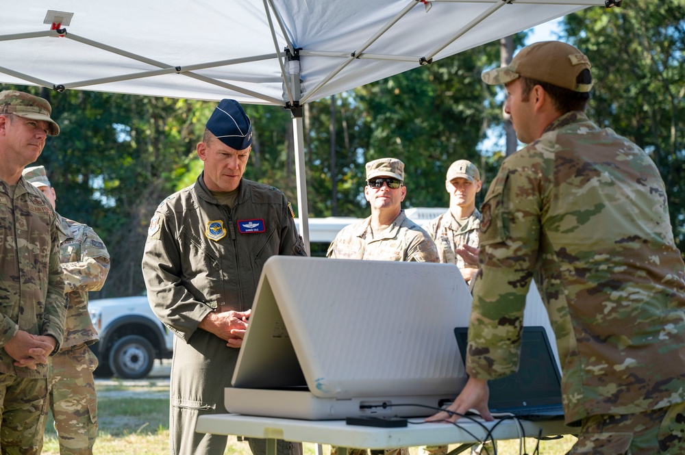 21st AF, USAFEC command team observes Team Charleston mission capabilities