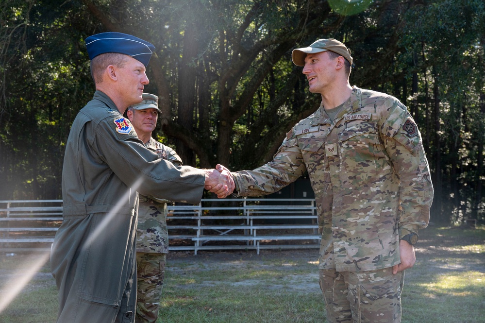 21st AF, USAFEC command team observe Team Charleston mission capabilities