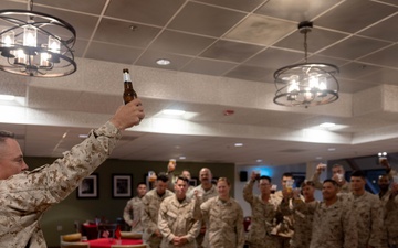 Storied Marine Regiments enjoy historic Warrior’s Night after completion of service