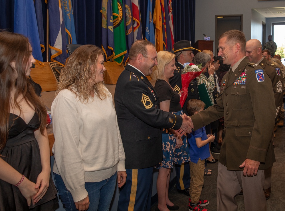10th Mountain Division 3rd Quarter Retirement Ceremony 2025