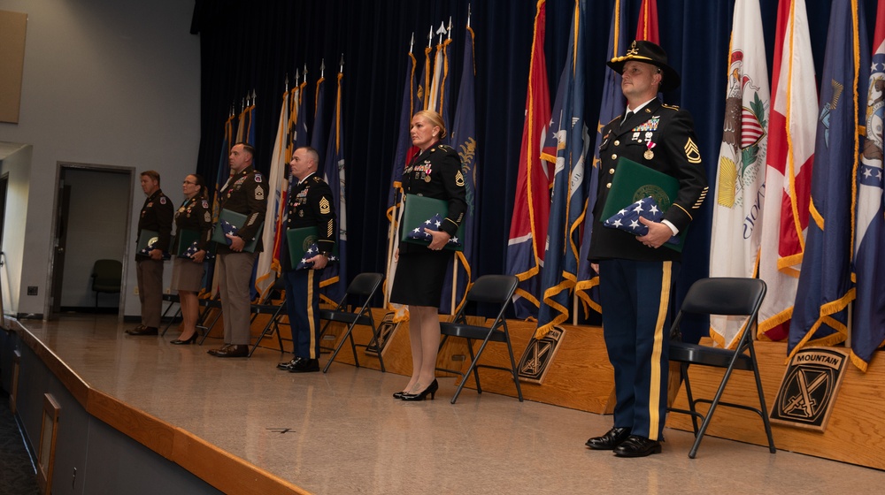 10th Mountain Division 3rd Quarter Retirement Ceremony 2025