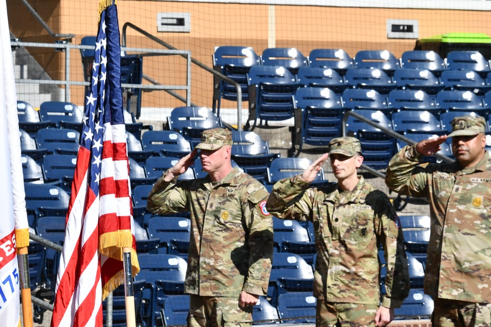 U.S. Army Raleigh Recruiting Battalion Holds Change of Responsibility Ceremony at Durham Bulls Stadium