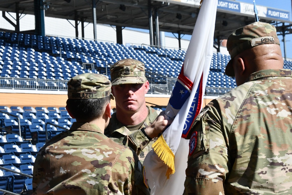 U.S. Army Raleigh Recruiting Battalion Holds Change of Responsibility Ceremony at Durham Bulls Stadium