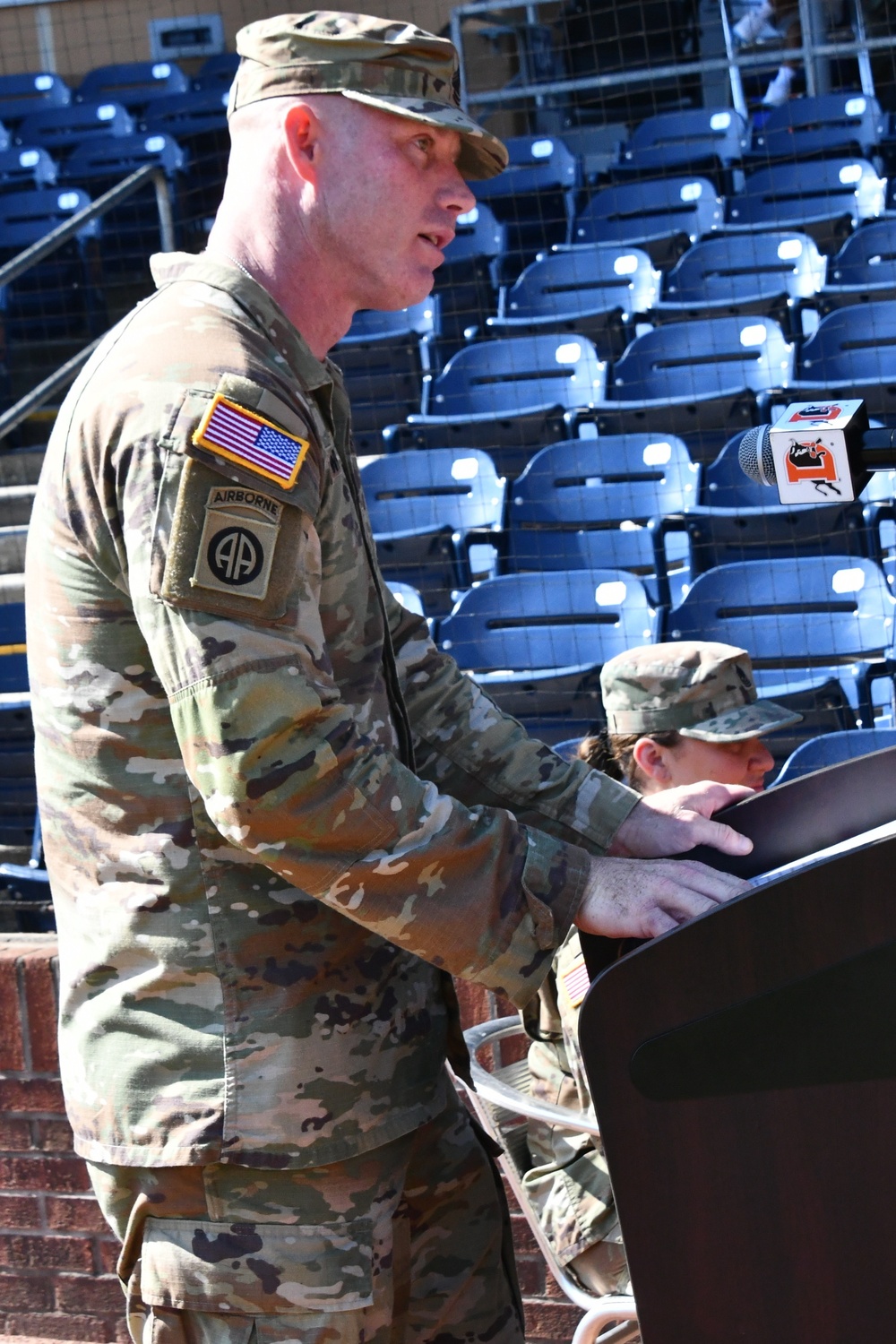 U.S. Army Raleigh Recruiting Battalion Holds Change of Responsibility Ceremony at Durham Bulls Stadium