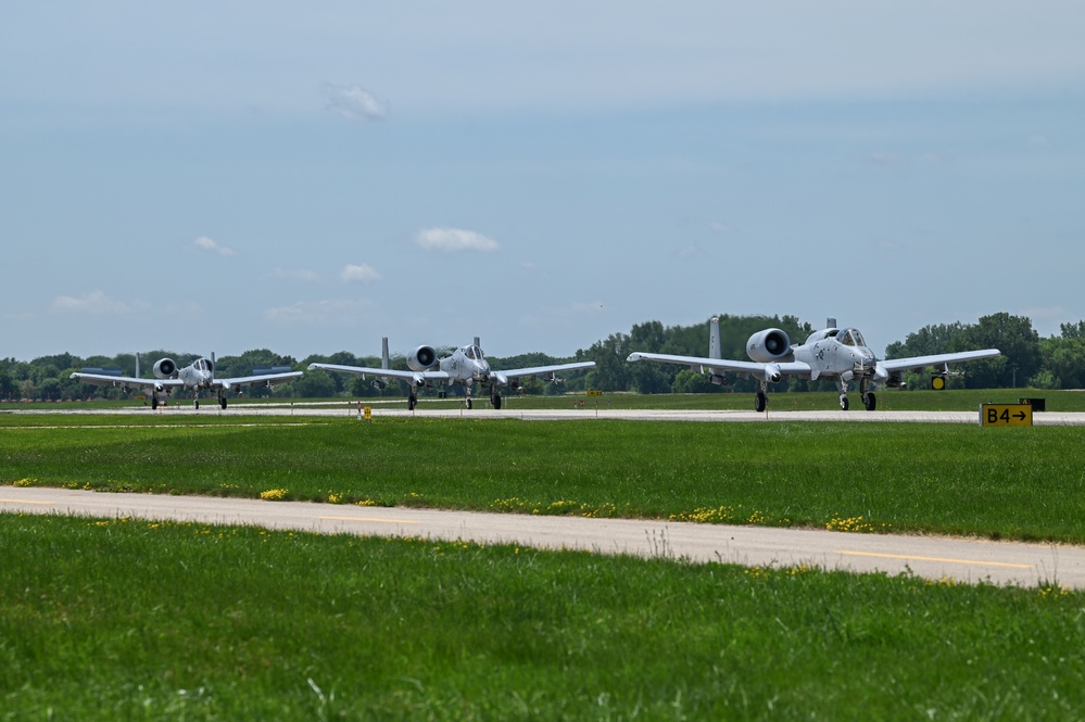 A-10s Visit Truax Field