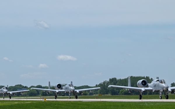 A-10s Visit Truax Field