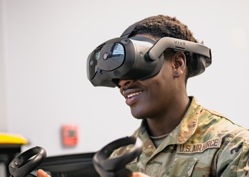 Virtual combat support training conducted at Silver Flag