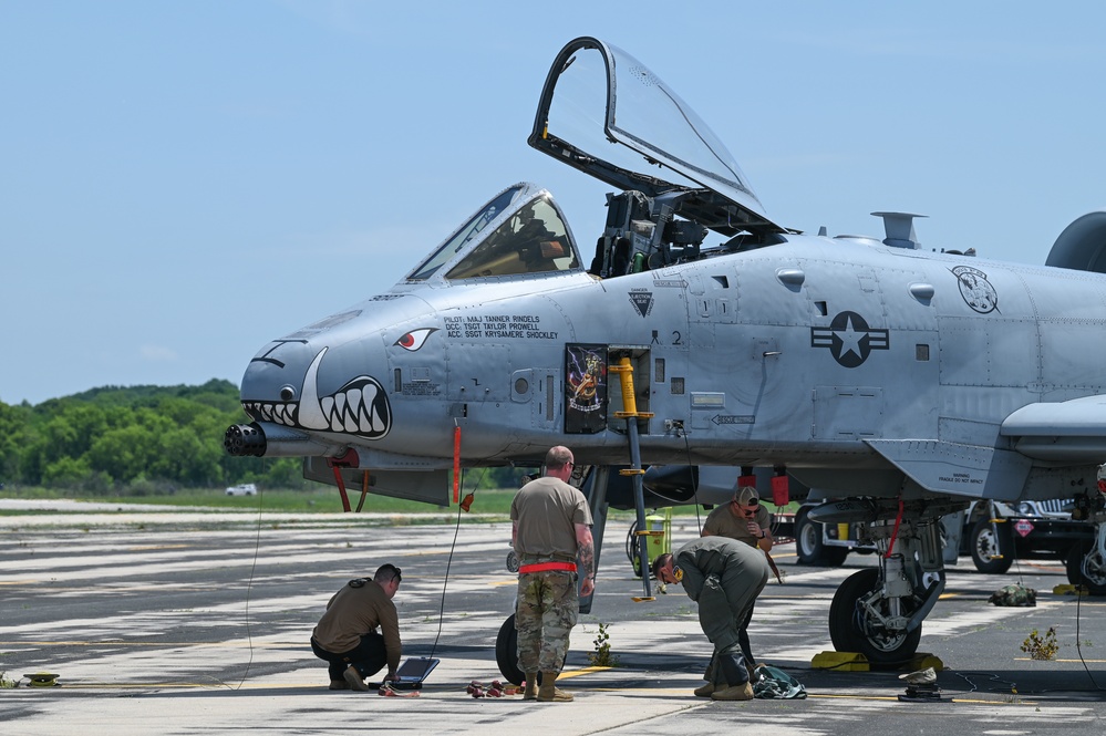 A-10s Visit Truax Field