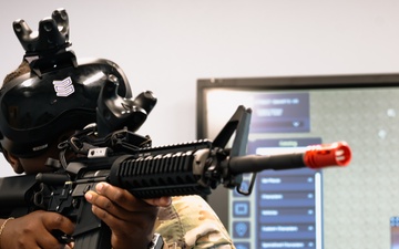 Virtual combat support training conducted at Silver Flag