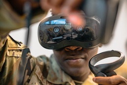 Virtual combat support training conducted at Silver Flag