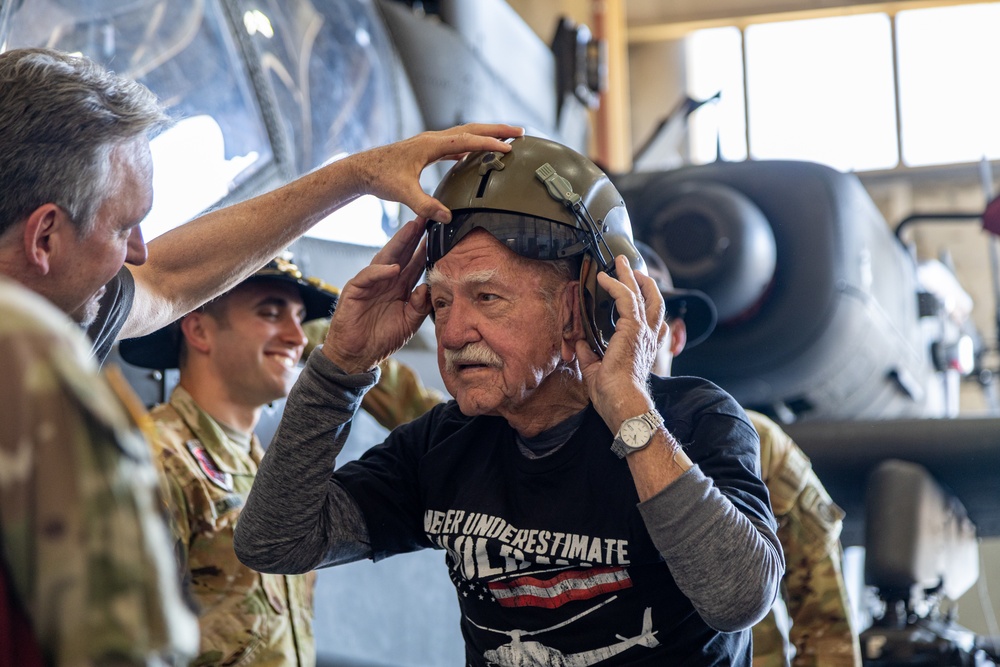 Vietnam Veteran Tour 1-17 ASC, Helmet must have shrunk