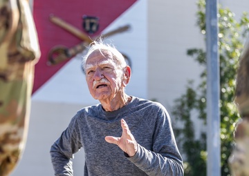 1-17th Air Cavalry Squadron (ACS) leaders host local Vietnam War veteran and family