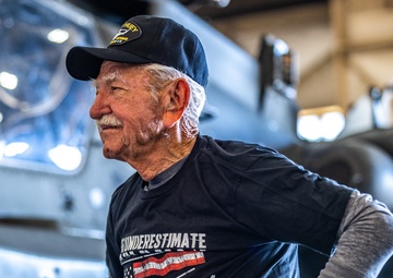 1-17th Air Cavalry Squadron (ACS) leaders host local Vietnam War veteran and family