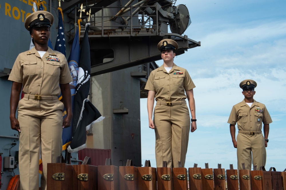 USS Carl Vinson holds chief pinning ceremony