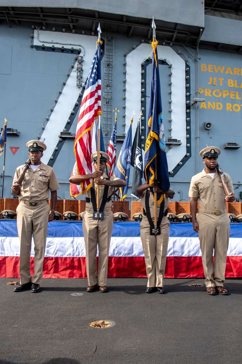 USS Carl Vinson holds chief pinning ceremony