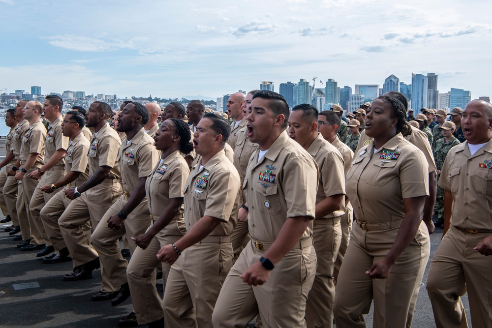 USS Carl Vinson holds chief pinning ceremony