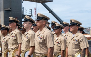 USS Carl Vinson holds chief pinning ceremony