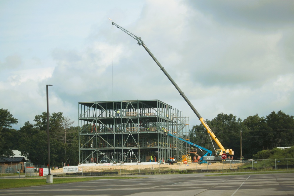 $55.75 million Collective Training Officers Quarters Project at Fort McCoy now past 20 percent complete