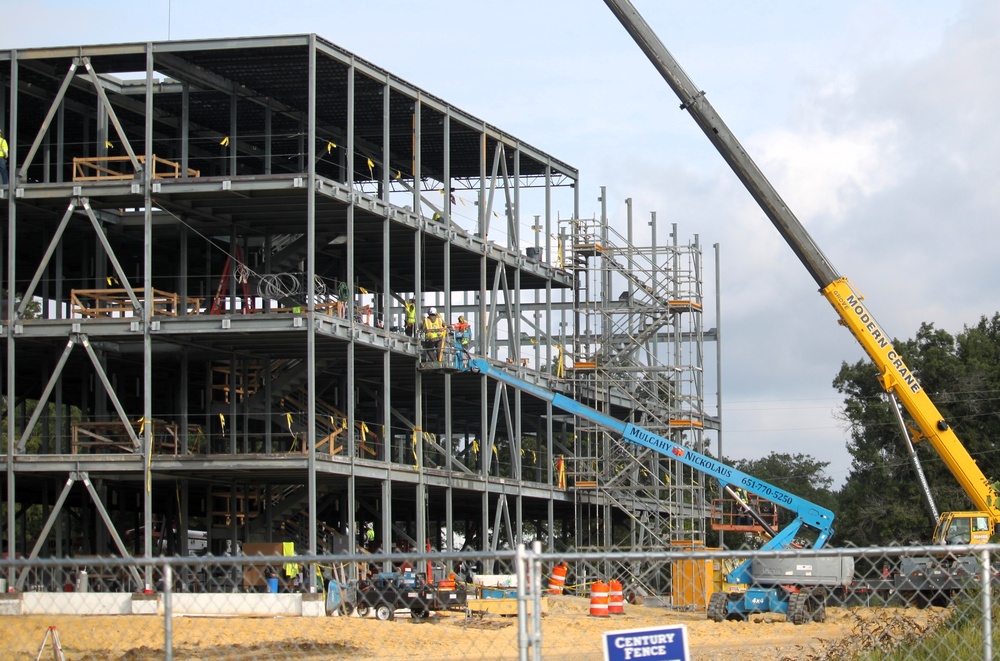$55.75 million Collective Training Officers Quarters Project at Fort McCoy now past 20 percent complete