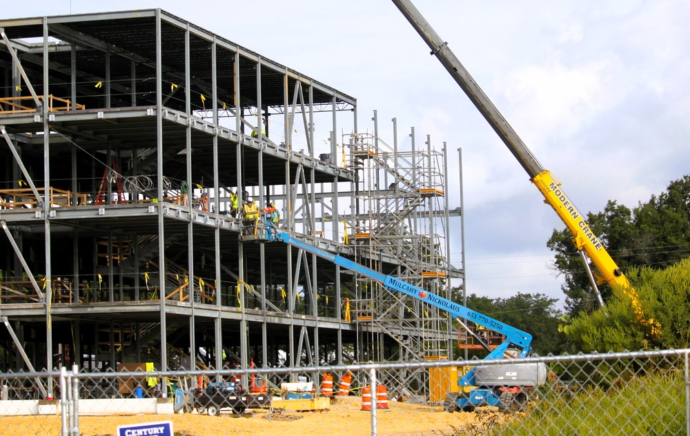 $55.75 million Collective Training Officers Quarters Project at Fort McCoy now past 20 percent complete