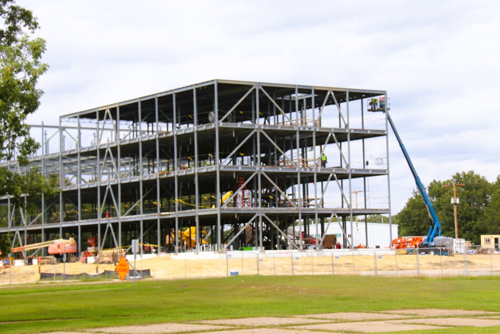 $55.75 million Collective Training Officers Quarters Project at Fort McCoy now past 20 percent complete