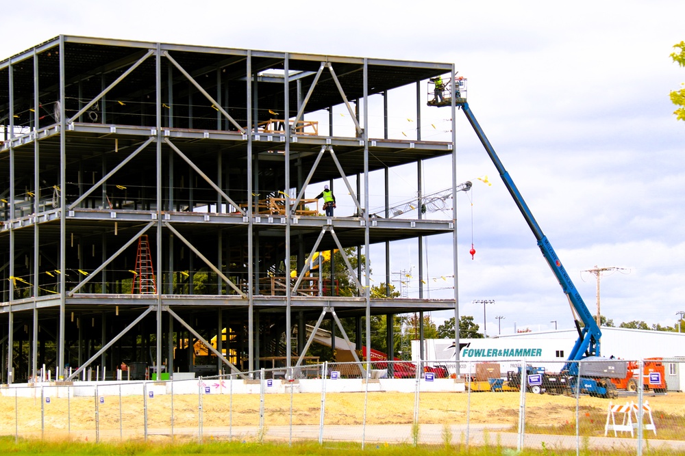 $55.75 million Collective Training Officers Quarters Project at Fort McCoy now past 20 percent complete