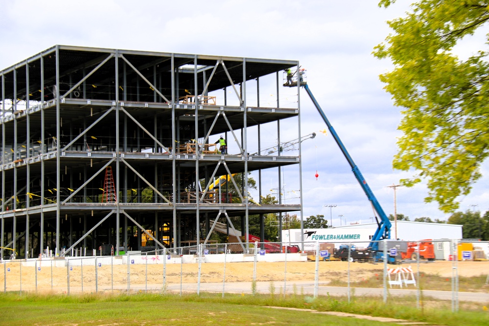 $55.75 million Collective Training Officers Quarters Project at Fort McCoy now past 20 percent complete