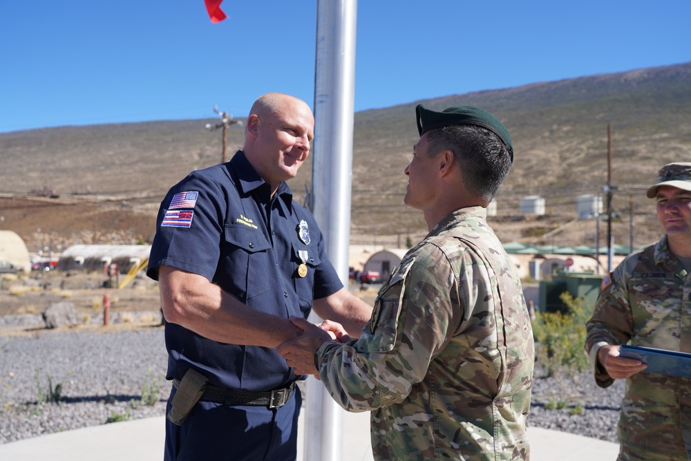 PTA Firefighter Receives Award for Valor