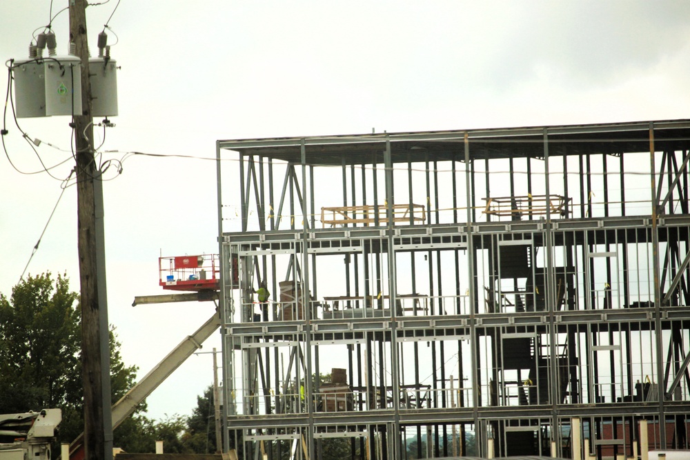 $55.75 million Collective Training Officers Quarters Project at Fort McCoy now past 20 percent complete