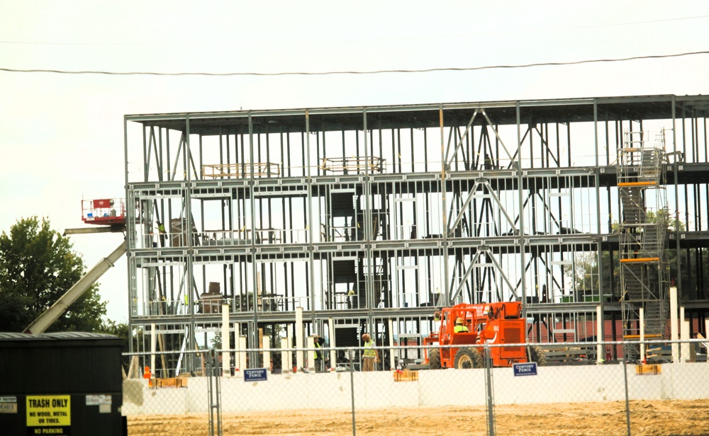 $55.75 million Collective Training Officers Quarters Project at Fort McCoy now past 20 percent complete