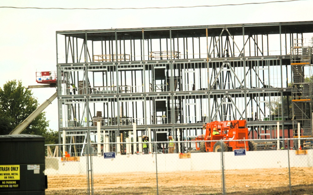 $55.75 million Collective Training Officers Quarters Project at Fort McCoy now past 20 percent complete